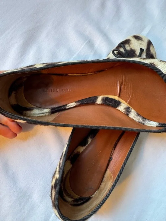 Celine Pony Hair Ballet Flats - Women's 38.5 - Picture 4 of 4